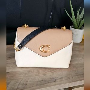 Coach tammie shoulder bag colorblock